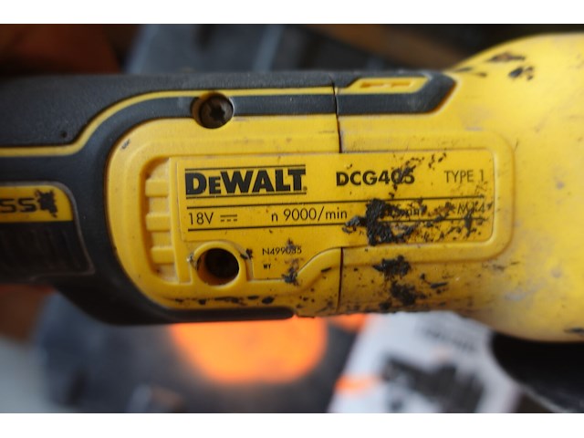 Accu haakse slijper dewalt - afbeelding 2 van  3