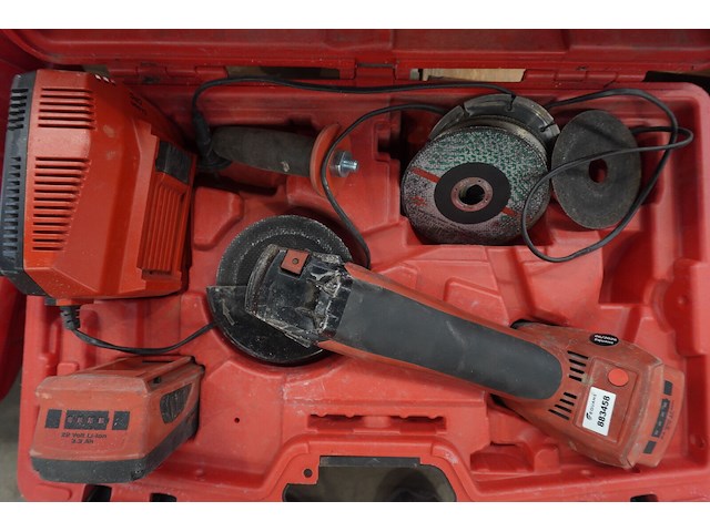 Accu haakse slijper hilti - afbeelding 4 van  4