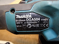 Accu haakse slijper makita + accu boormachine makita - afbeelding 4 van  5