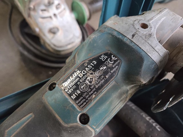 Accu haakse slijper makita dga 513 - afbeelding 4 van  7