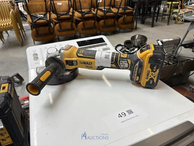 Accu haakse slijpmachine dewalt dcg405 - afbeelding 1 van  6
