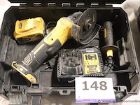 Accu haakse slijptol dewalt dcg405, vv oplader - afbeelding 1 van  4