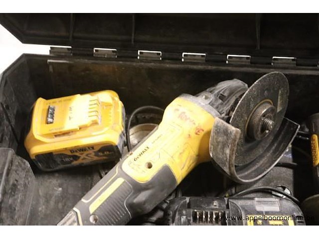Accu haakse slijptol dewalt dcg405, vv oplader - afbeelding 2 van  4