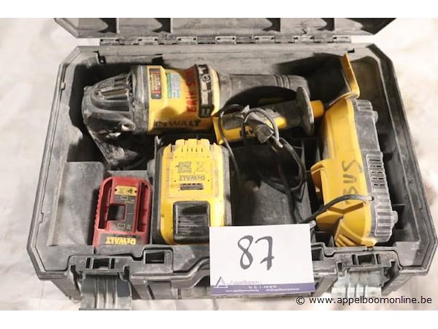 Accu haakse slijptol dewalt dcg414, vv oplader - afbeelding 1 van  4