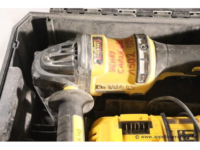 Accu haakse slijptol dewalt dcg418, vv oplader - afbeelding 3 van  4