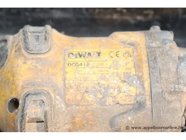 Accu haakse slijptol dewalt dcg418 - afbeelding 2 van  2