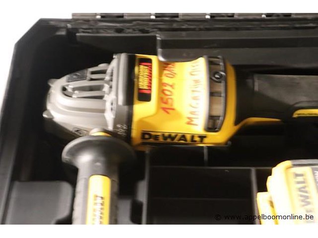 Accu haakse slijptol dewalt dcg418 - afbeelding 3 van  4