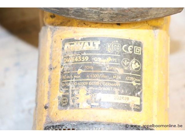 Accu haakse slijptol dewalt dcg418 - afbeelding 1 van  4