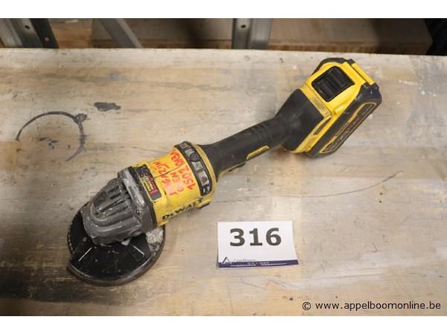 Accu haakse slijptol dewalt dcg418 - afbeelding 2 van  4