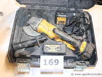 Accu haakse slijptol dewalt, vv oplader en extra batterij - afbeelding 1 van  3