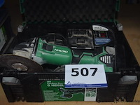 Accu haakse slijptol hikoki g18dbbl