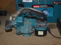 Accu handcirkelzaag makita dlx660 met lader en accu in koffer , accu reciprozaag makita zonder lader zonder accu djr186 (3,16) - afbeelding 4 van  9