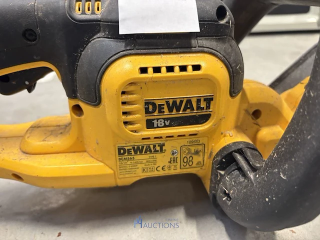 Accu heggenschaar dewalt dcm563 - afbeelding 2 van  3