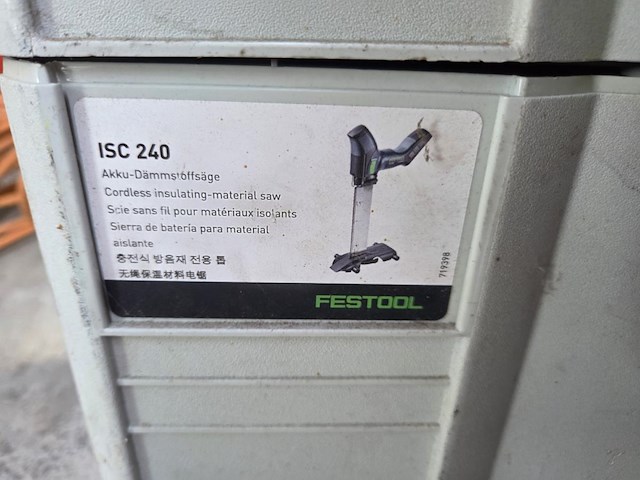 Accu isolatiezaag festool isc 240 - afbeelding 2 van  10