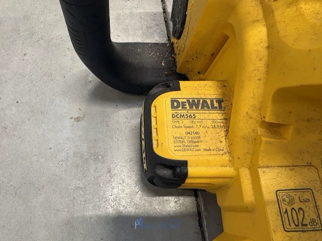 Accu kettingzaag dewalt dcm565 - afbeelding 4 van  5