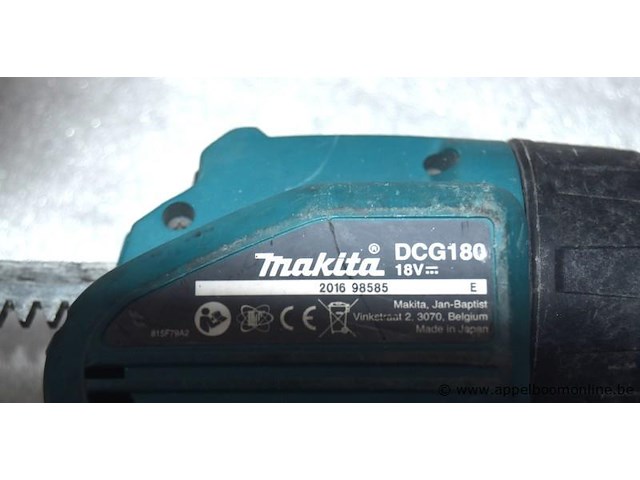Accu kitspuit makita dcg180 en boormachine dtd646, werking niet gekend - afbeelding 2 van  3