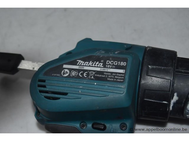 Accu kitspuit makita dcg180, werking niet gekend - afbeelding 3 van  3