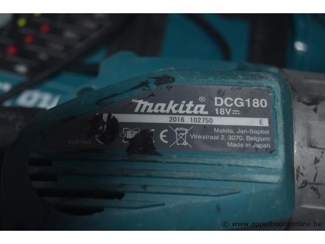 Accu kitspuit makita dcg180, werking niet gekend - afbeelding 3 van  3