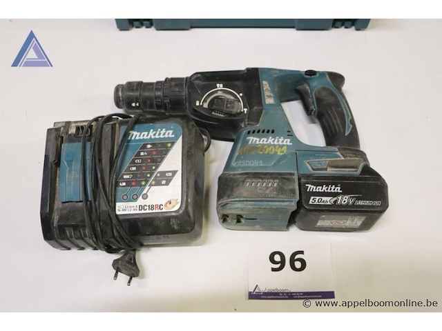 Accu klopboorhamer - makita - dhr-200 oplader - makita - dc18rc - afbeelding 1 van  3