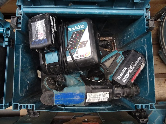 Accu klopboorhamer + accu haakse slijper makita - afbeelding 1 van  6