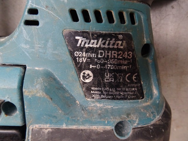 Accu klopboorhamer + accu haakse slijper makita - afbeelding 4 van  6