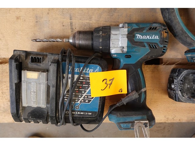 Accu klopboorhamer + boormachine makita - afbeelding 3 van  6