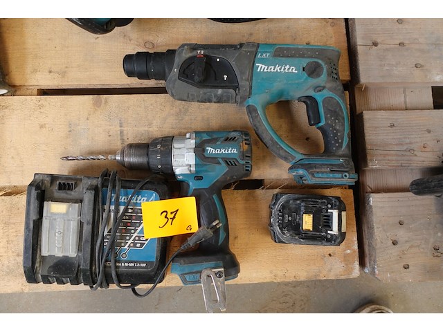 Accu klopboorhamer + boormachine makita - afbeelding 6 van  6