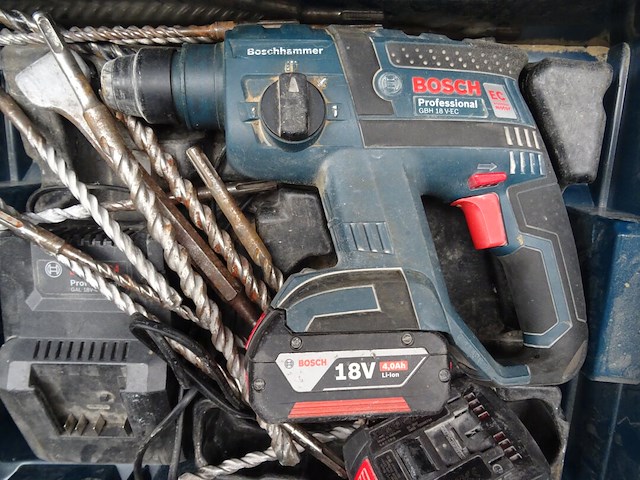 Accu klopboorhamer bosh - afbeelding 2 van  4