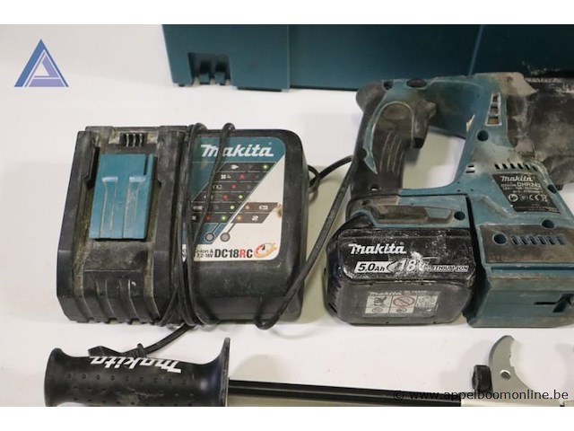 Accu klopboormachine - makita - dhr243 oplader - makita - dc18rc - afbeelding 2 van  3
