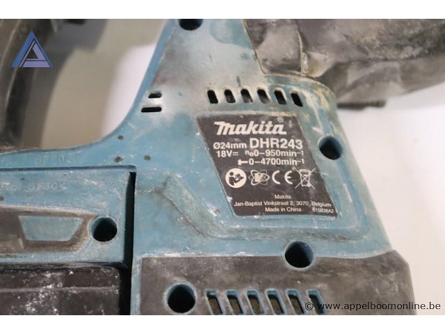 Accu klopboormachine - makita - dhr243 oplader - makita - dc18rc - afbeelding 3 van  3