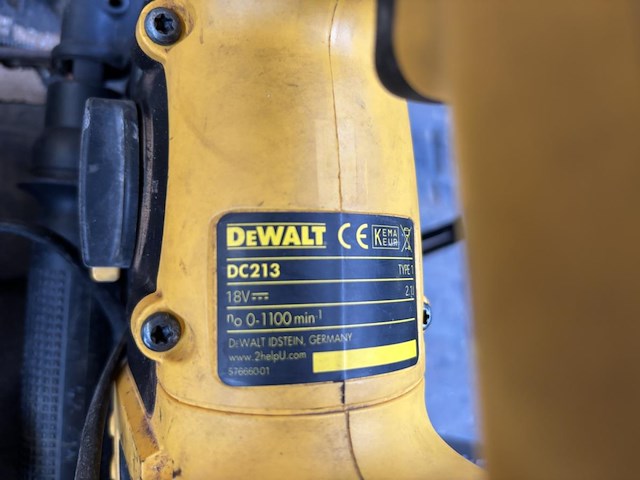 Accu klopboormachine dewalt dc 213 - afbeelding 2 van  3