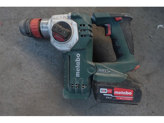 Accu klopboormachine + haakse slijper metabo - afbeelding 4 van  5