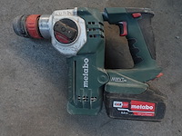 Accu klopboormachine + haakse slijper metabo - afbeelding 4 van  5