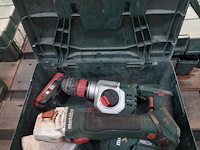 Accu klopboormachine + haakse slijper metabo - afbeelding 1 van  6
