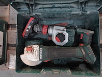 Accu klopboormachine + haakse slijper metabo - afbeelding 2 van  6