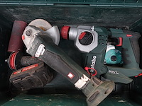 Accu klopboormachine + haakse slijper metabo - afbeelding 2 van  6