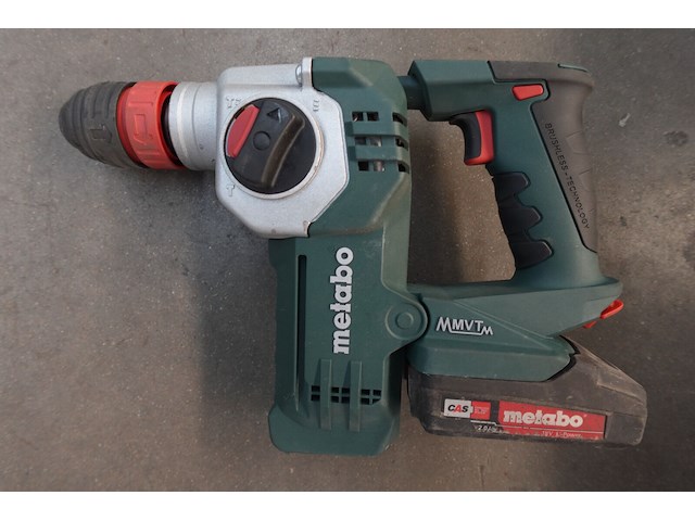 Accu klopboormachine + haakse slijper metabo - afbeelding 5 van  6