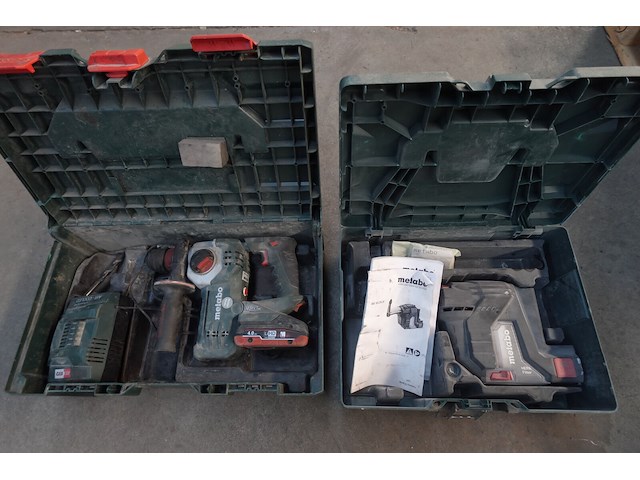 Accu klopboormachine metabo + hepa filter - afbeelding 1 van  5