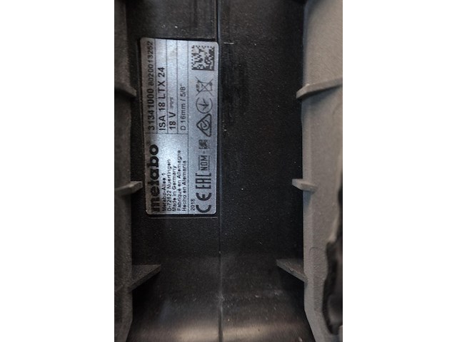 Accu klopboormachine metabo + hepa filter - afbeelding 5 van  5