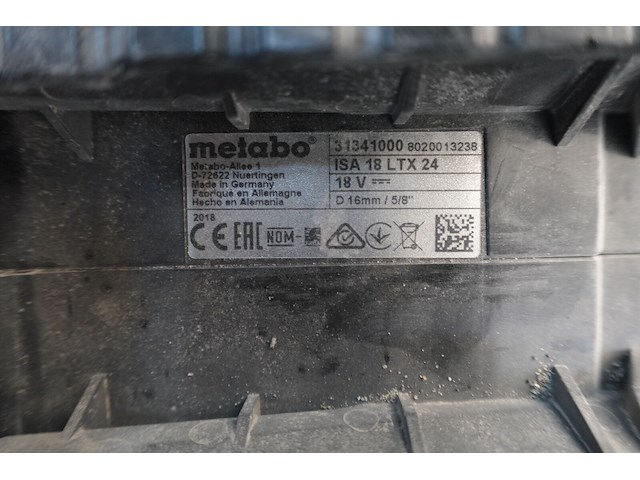 Accu klopboormachine metabo + hepa filter - afbeelding 5 van  5