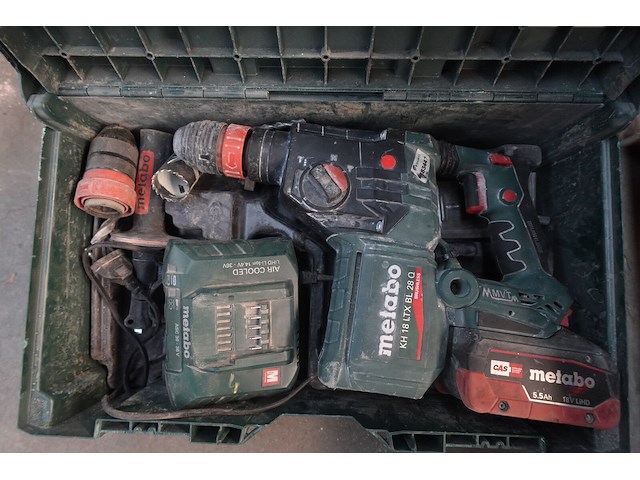 Accu klopboormachine metabo + hepa filter - afbeelding 2 van  5