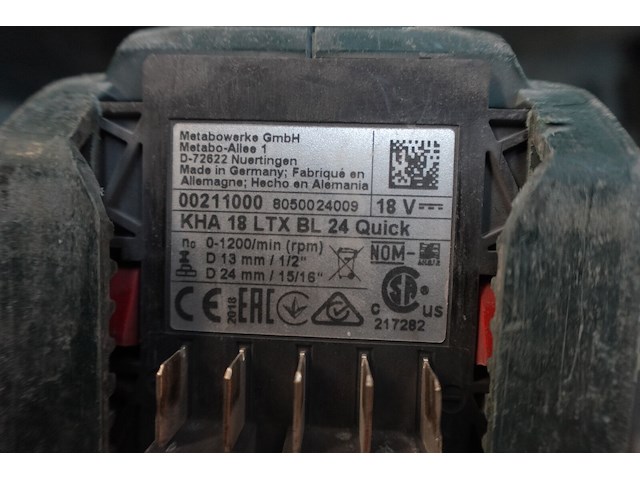 Accu klopboormachine metabo - afbeelding 3 van  3