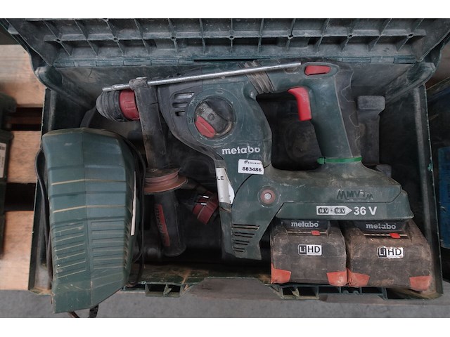 Accu klopboormachine metabo - afbeelding 2 van  4