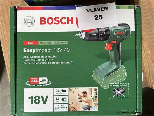 Accu klopboorschroevendraaier - afbeelding 1 van  1