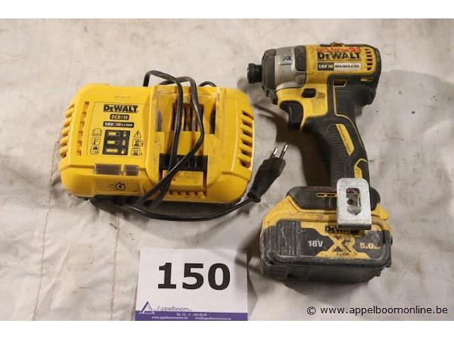 Accu moerenaanzetter dewalt dcf887, vv oplader - afbeelding 1 van  4