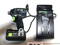 Accu moerenaanzetter festool tic 18, vv oplader, werking niet gekend - afbeelding 1 van  2