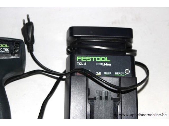 Accu moerenaanzetter festool tic 18, vv oplader, werking niet gekend - afbeelding 2 van  2