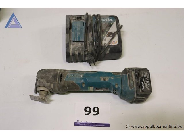 Accu multitool - makita - dtm51 acculader - makita - dc18rc - afbeelding 1 van  3