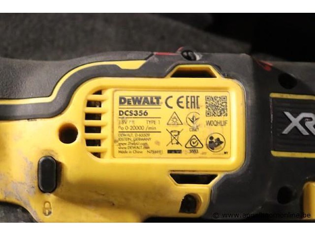 Accu multitool dewalt dsc356 - afbeelding 3 van  3