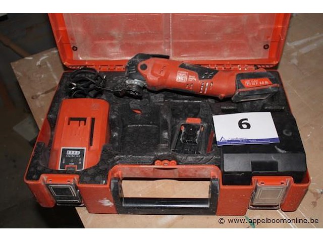 Accu multitool fein, amm300plus, plus lader en batterij - afbeelding 1 van  2